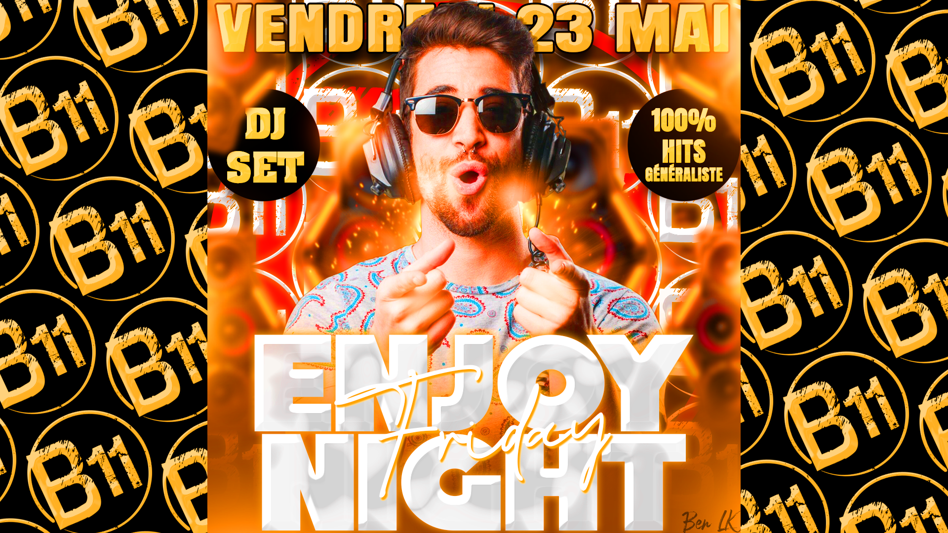 Affiche de soirée à thème au bar Bodega à Mérignac, près de Bordeaux, pour une soirée festive avec ambiance et animations pour de belles rencontres à partager.