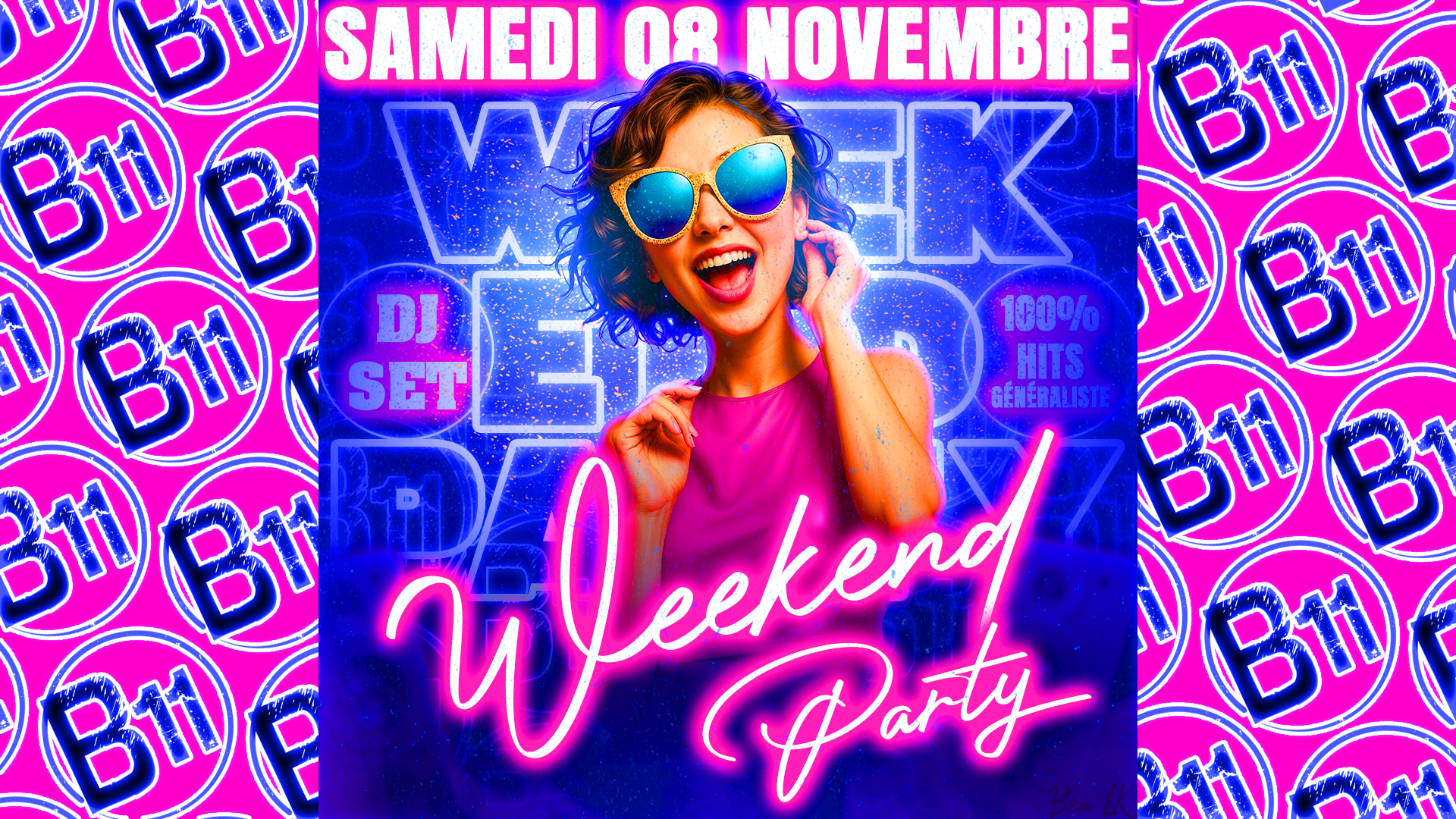 Affiche de soirée à thème au bar Bodega à Mérignac, près de Bordeaux, pour une soirée festive avec ambiance et animations pour de belles rencontres à partager.