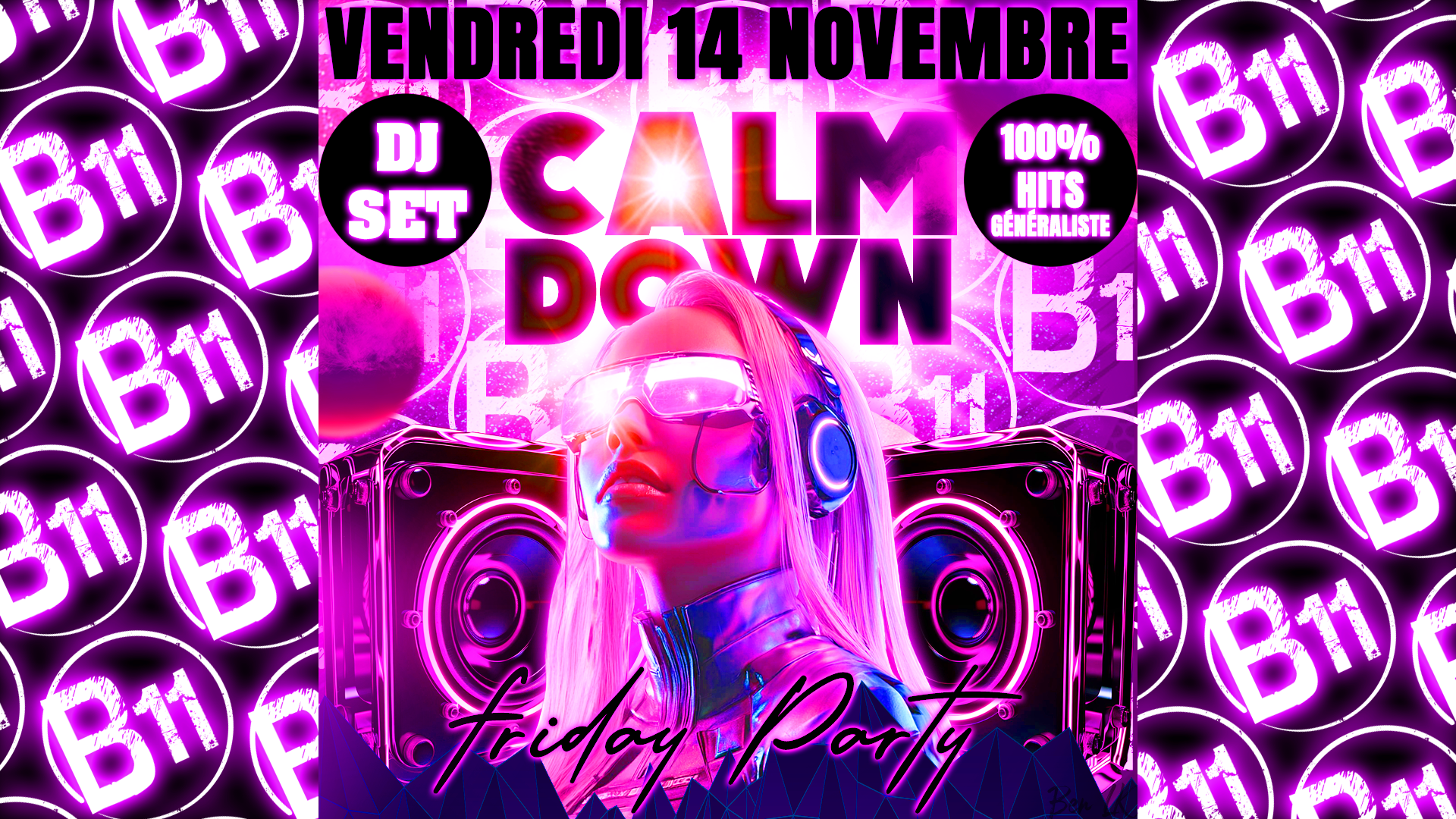 Affiche de soirée à thème au bar Bodega à Mérignac, près de Bordeaux, pour une soirée festive avec ambiance et animations pour de belles rencontres à partager.