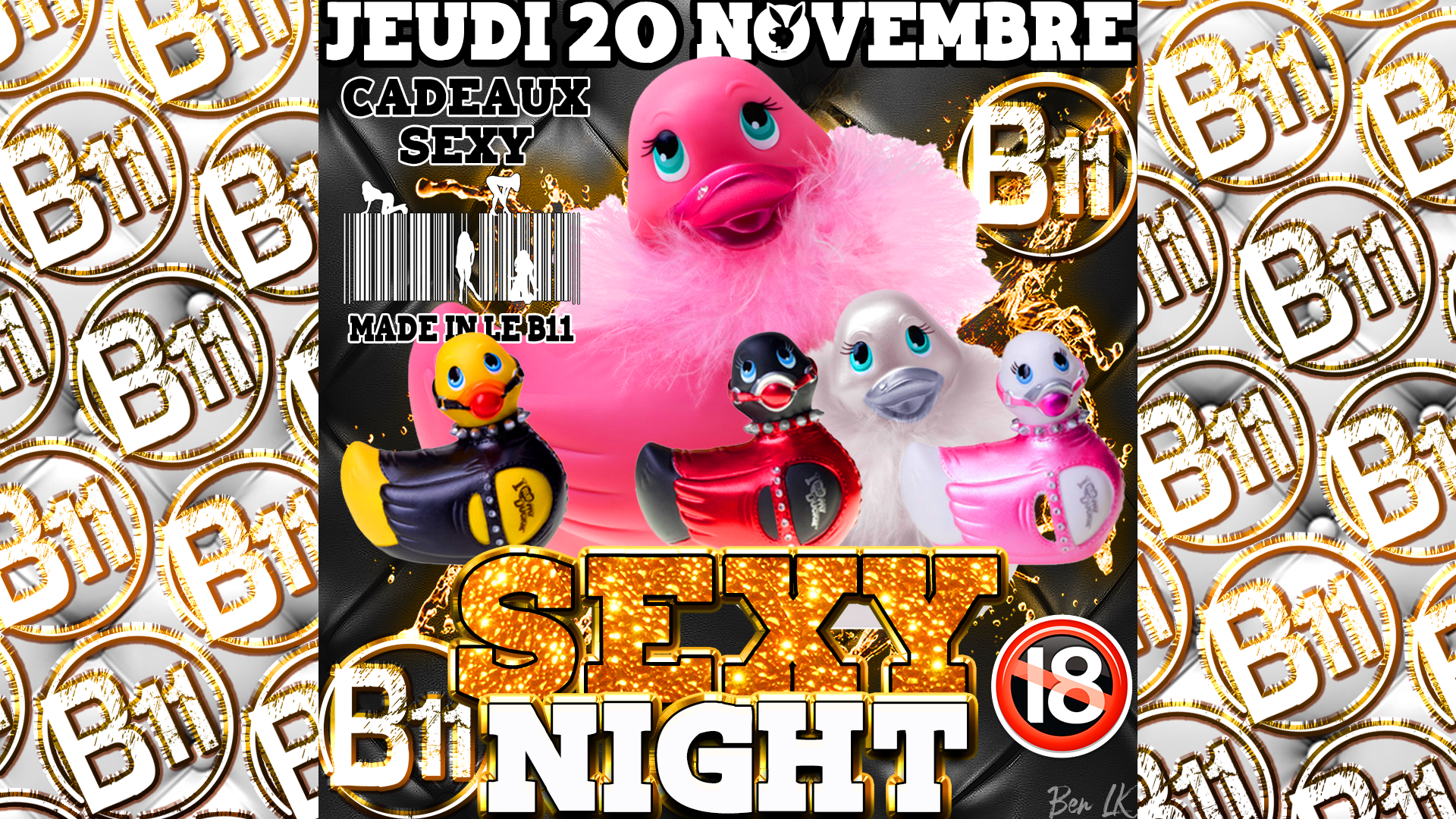 Affiche de soirée à thème au bar Bodega à Mérignac, près de Bordeaux, pour une soirée festive avec ambiance et animations pour de belles rencontres à partager.