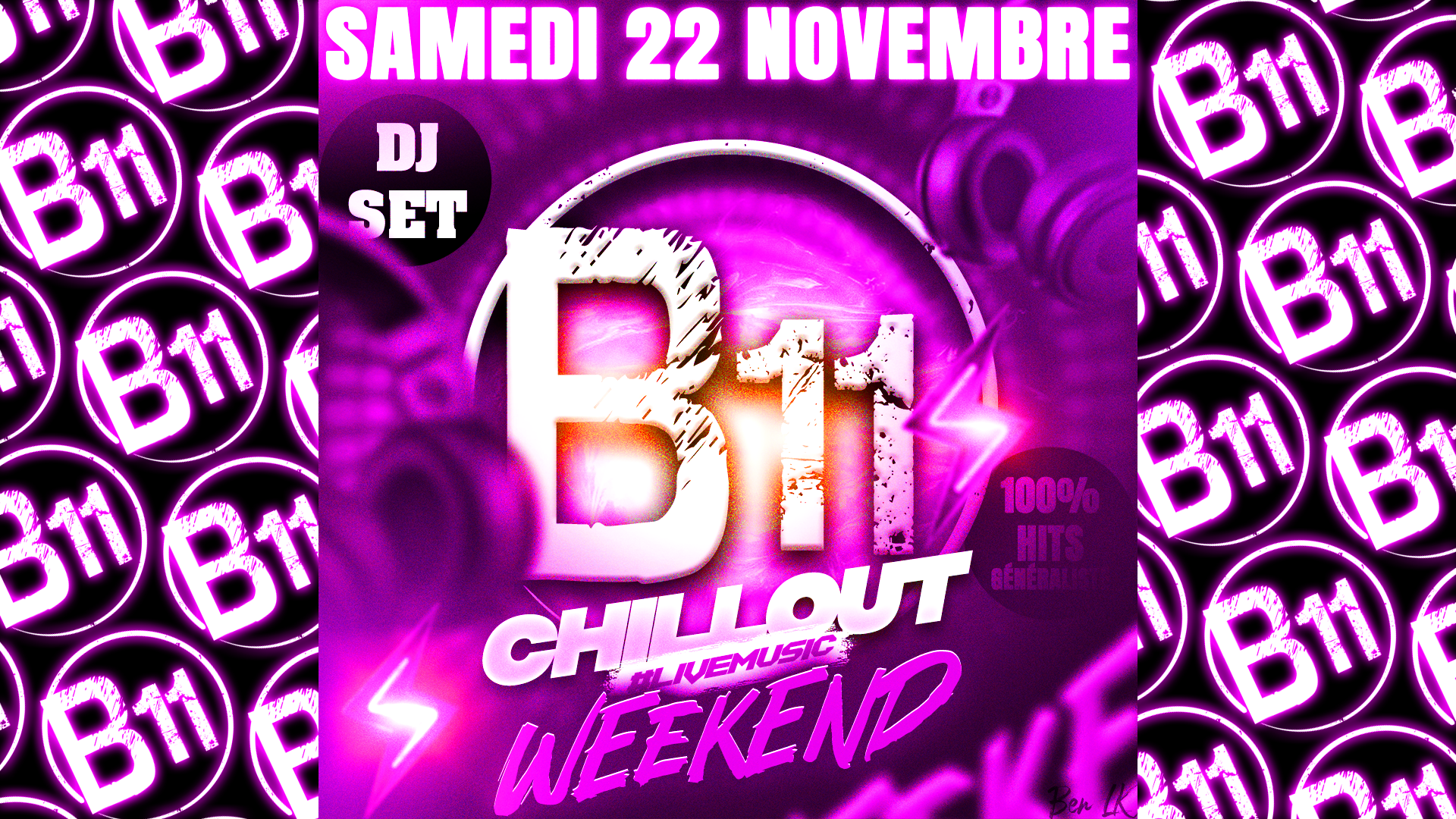 Affiche de soirée à thème au bar Bodega à Mérignac, près de Bordeaux, pour une soirée festive avec ambiance et animations pour de belles rencontres à partager.