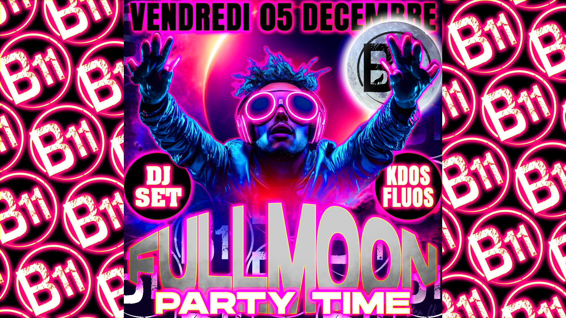 Affiche de soirée à thème au bar Bodega à Mérignac, près de Bordeaux, pour une soirée festive avec ambiance et animations pour de belles rencontres à partager.