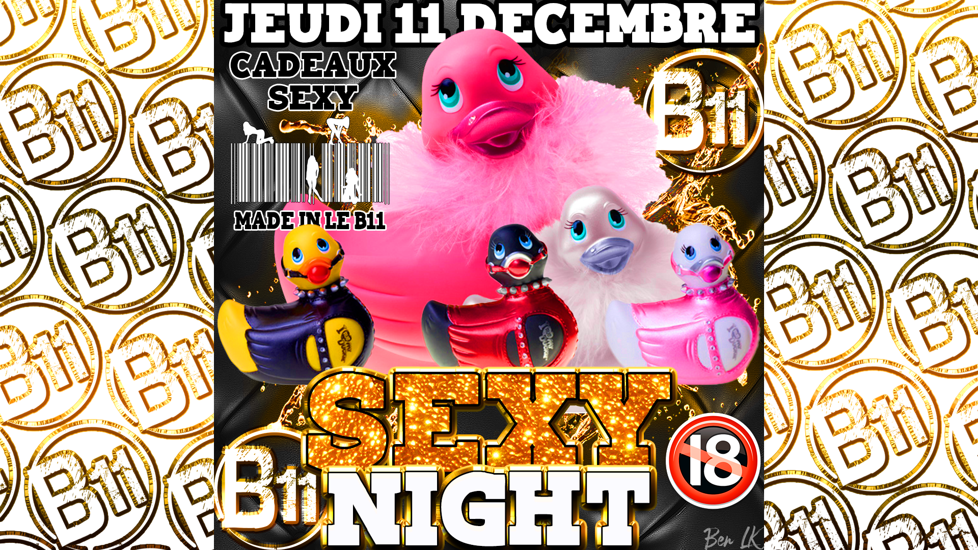 Affiche de soirée à thème au bar Bodega à Mérignac, près de Bordeaux, pour une soirée festive avec ambiance et animations pour de belles rencontres à partager.