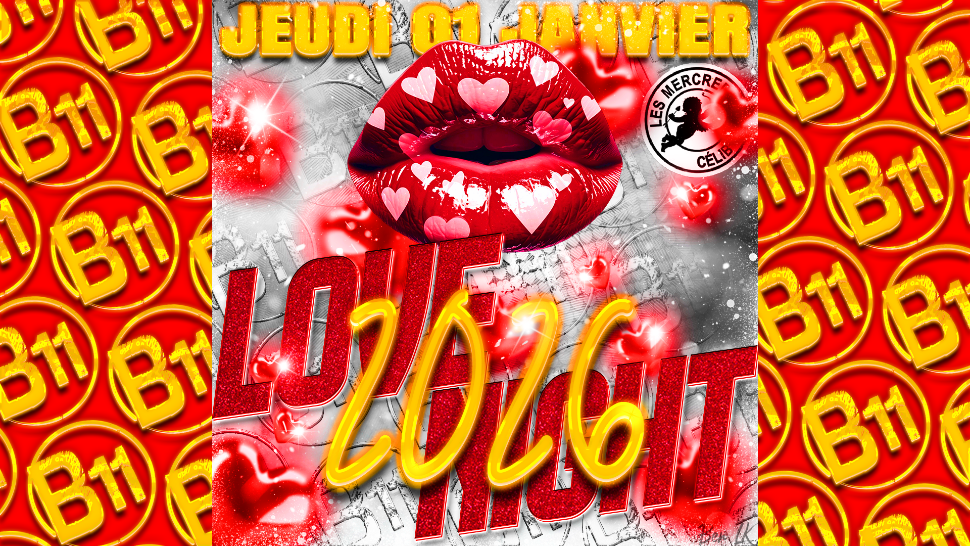 Affiche de soirée célibataires au bar Bodega à Mérignac, près de Bordeaux, pour une rencontre amoureuse, amicale et festive dans une ambiance conviviale.